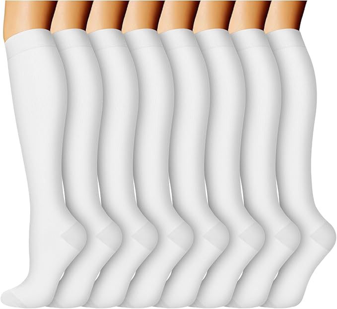 Compression Socks — 8-Pair Work Week Pack