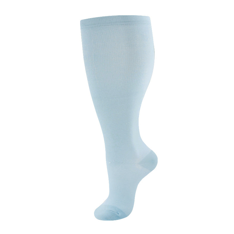 Wide-Calf Compression Socks — 2XL–4XL (Single Pair)