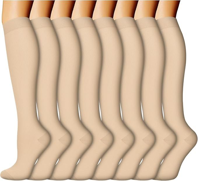 Compression Socks — 8-Pair Work Week Pack