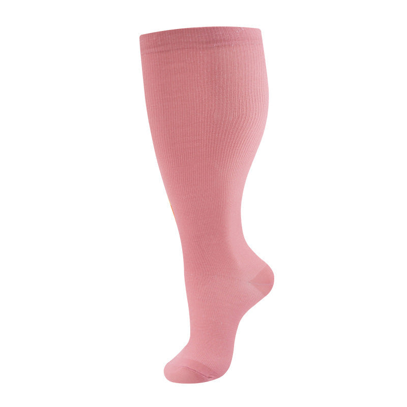 Wide-Calf Compression Socks — 2XL–4XL (Single Pair)