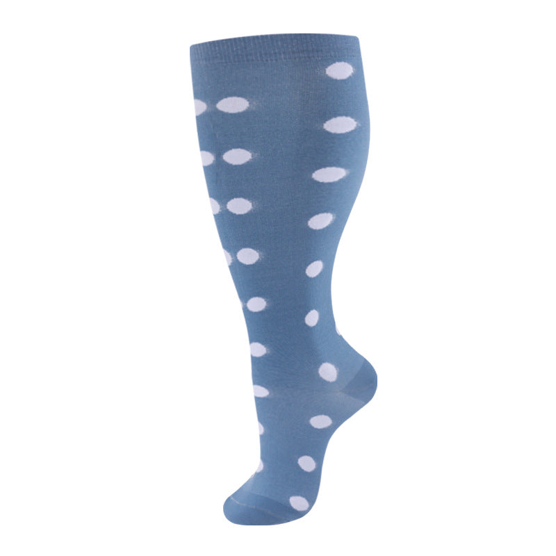 Wide-Calf Compression Socks — 2XL–4XL (Single Pair)