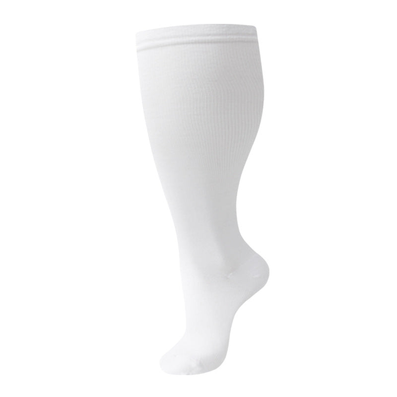 Wide-Calf Compression Socks — 2XL–4XL (Single Pair)