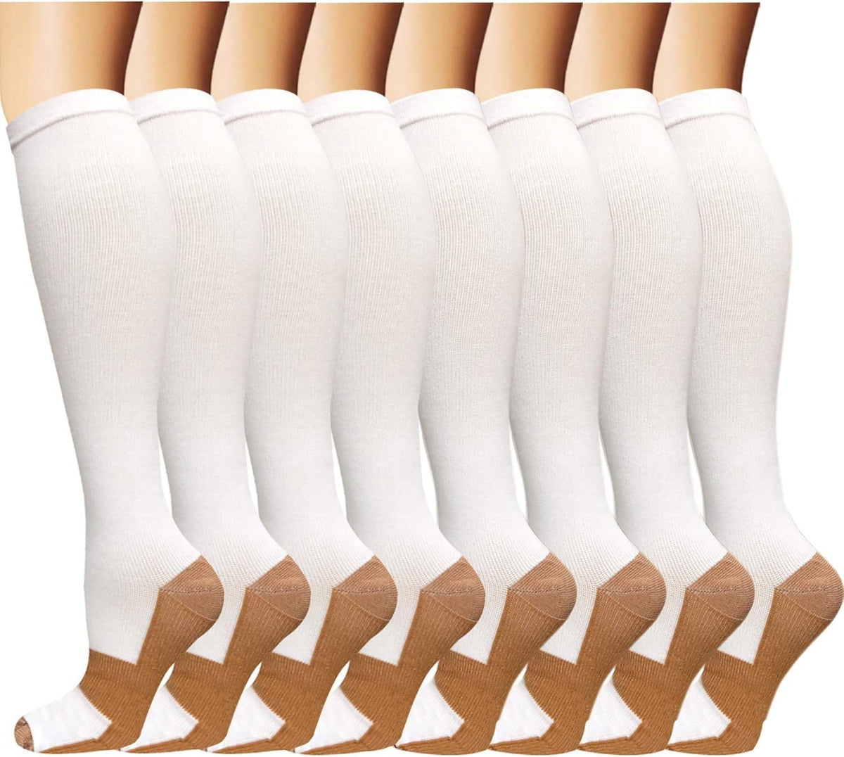 Compression Socks — 8-Pair Work Week Pack