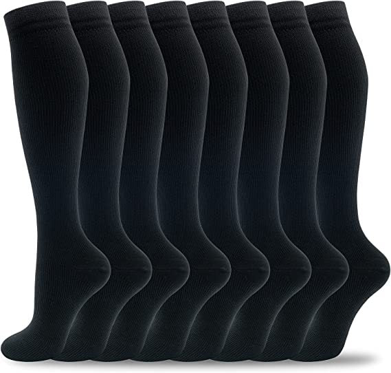 Compression Socks — 8-Pair Work Week Pack