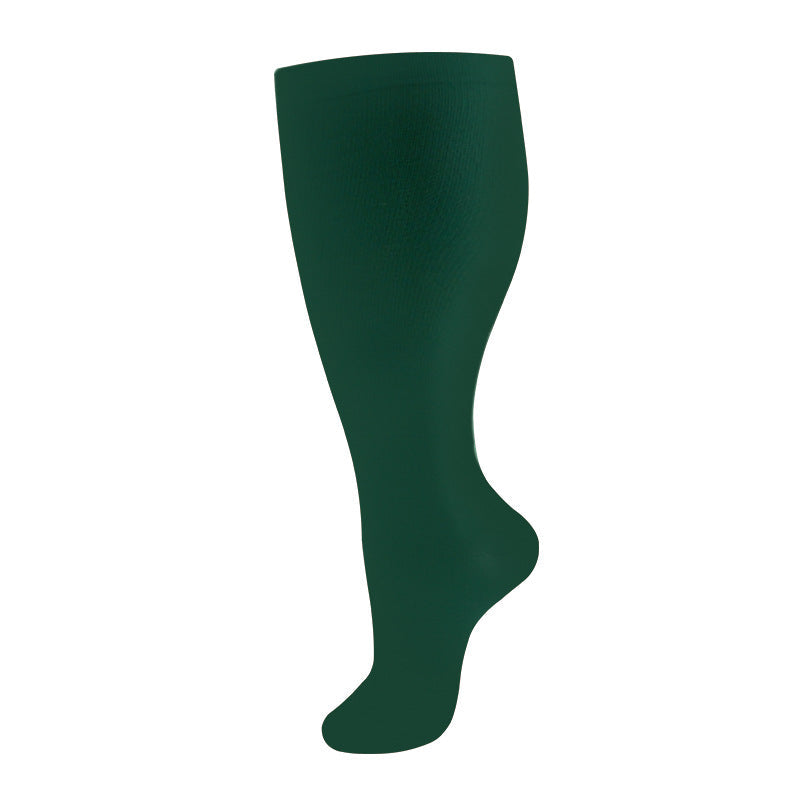 Wide-Calf Compression Socks — 2XL–4XL (Single Pair)