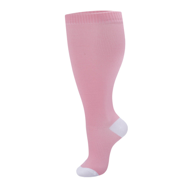 Wide-Calf Compression Socks — 2XL–4XL (Single Pair)