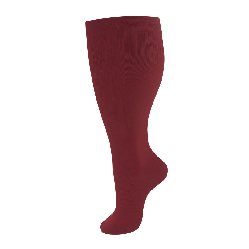 Wide-Calf Compression Socks — 2XL–4XL (Single Pair)