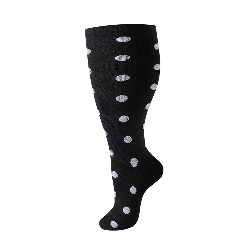 Wide-Calf Compression Socks — 2XL–4XL (Single Pair)